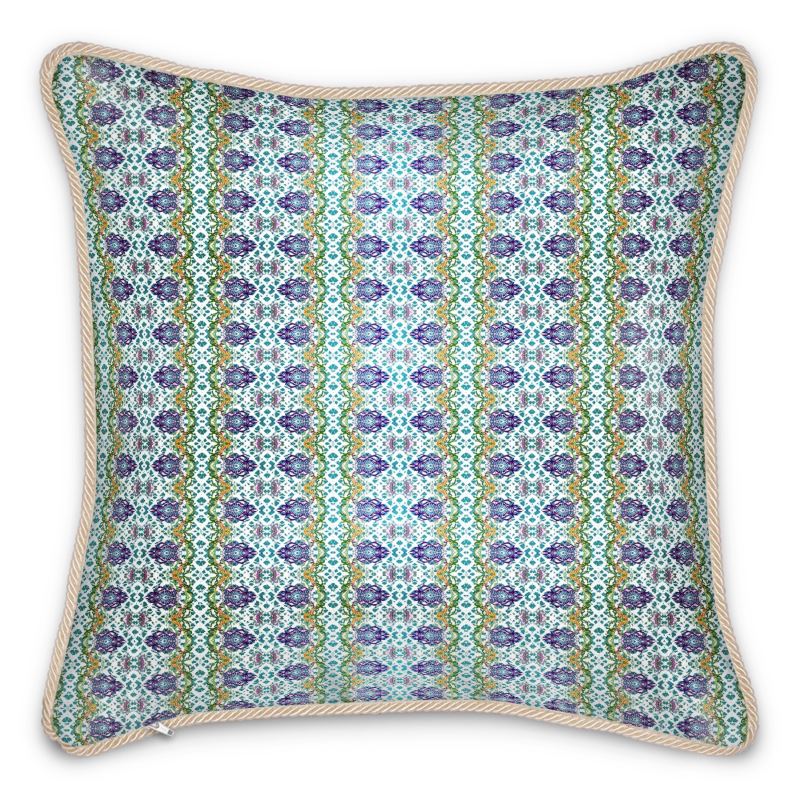 Seahorse Acqua Silk Cushion (size options)