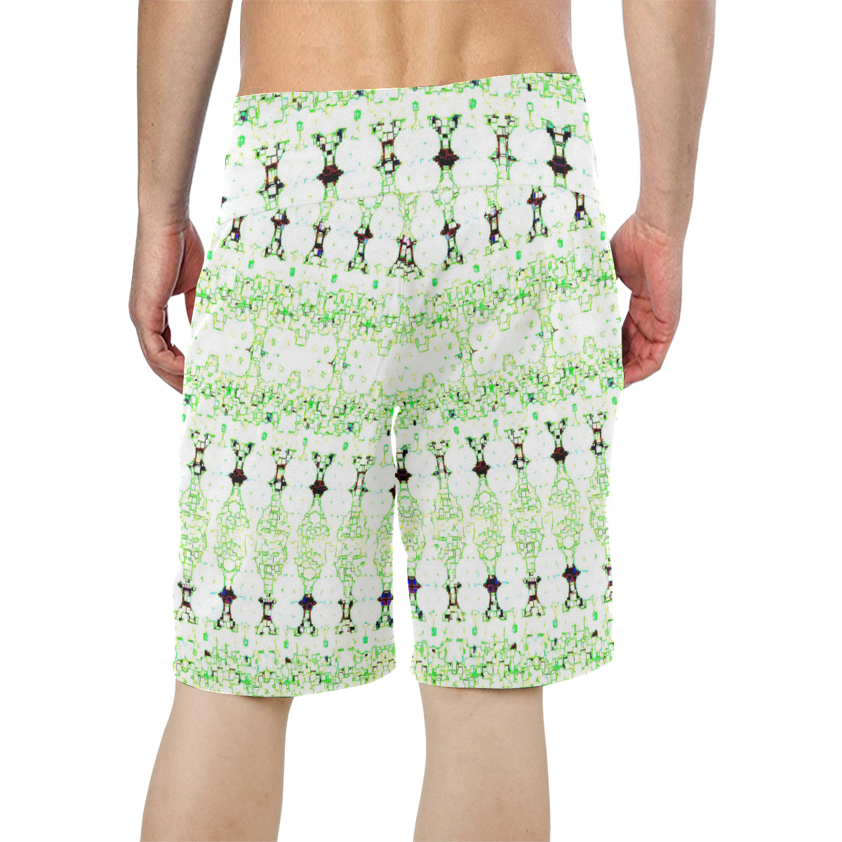 Dallier Portico Men's All Over Print Board Shorts (Model L16)