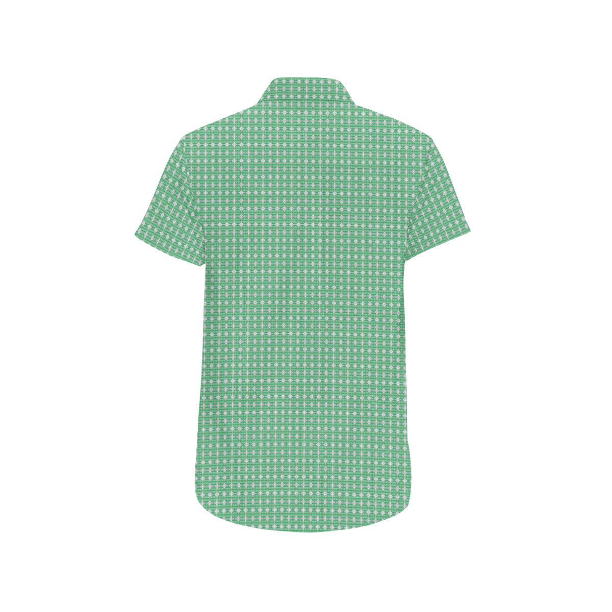 PLAIDES GREEN CHECKS Men's All Over Print Short Sleeve Shirt (Model T53)