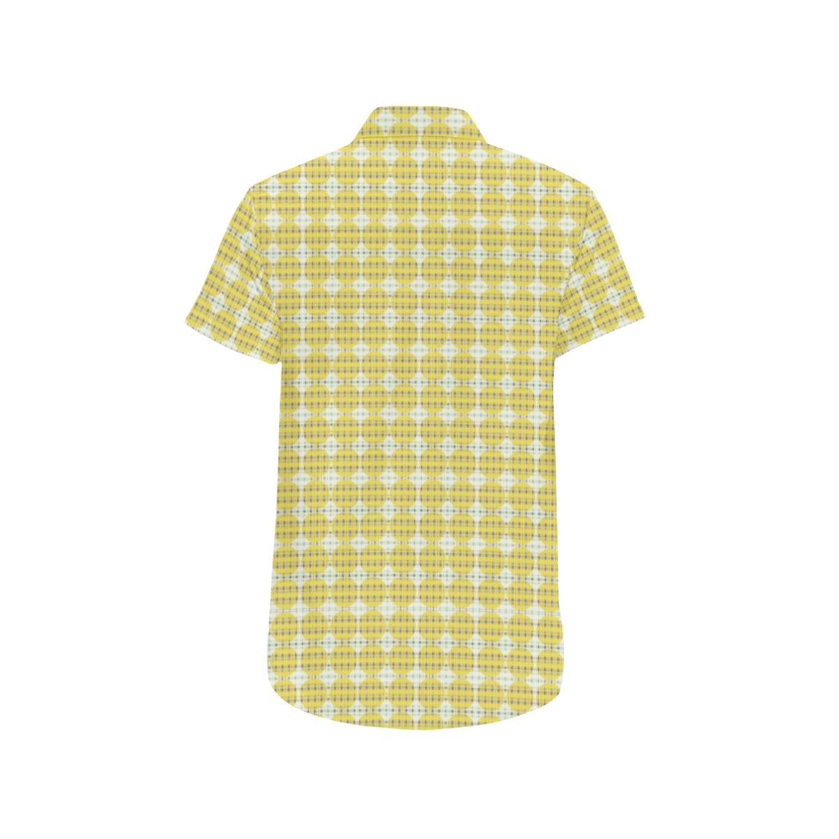 PLAIDES YELLOW Men's All Over Print Short Sleeve Shirt (Model T53)