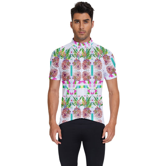 PINEAPPLE Pineapple  Men's Short Sleeve Cycling Jersey