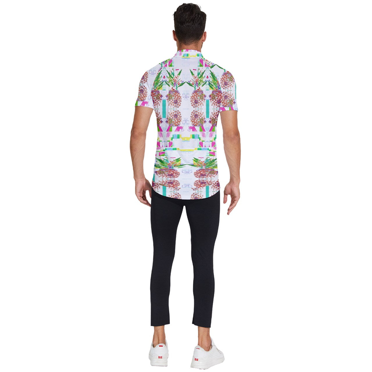PINEAPPLE Pineapple  Men's Short Sleeve Cycling Jersey