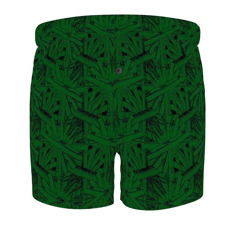 Ticking K Green Boxer Shorts