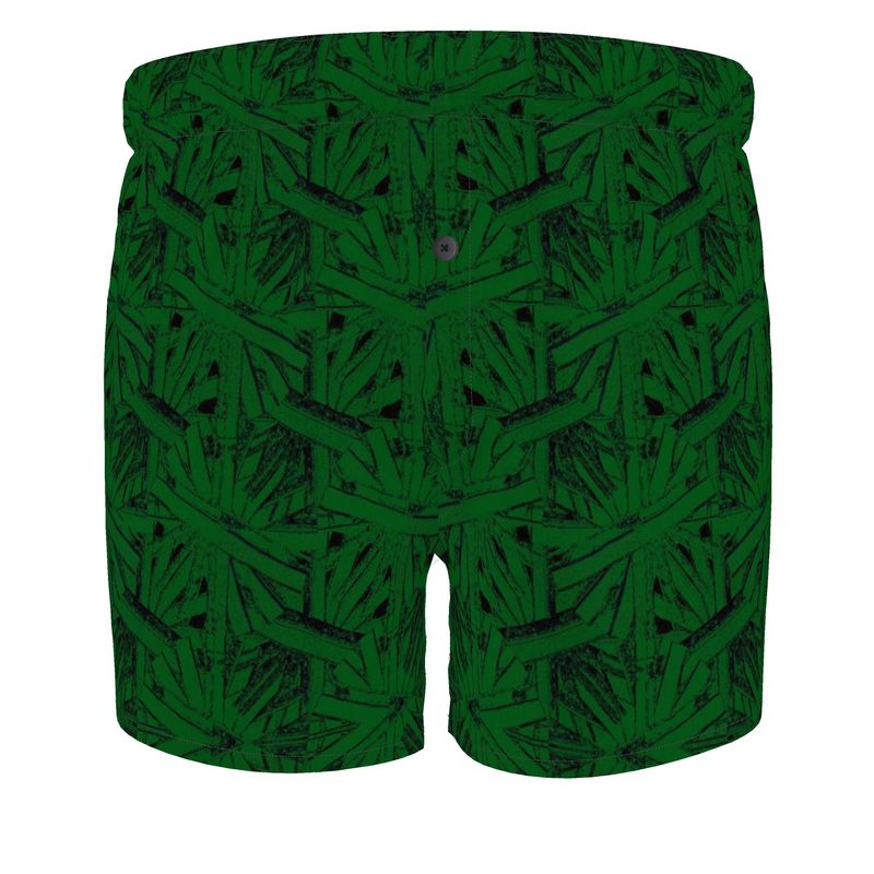 Ticking K Green Boxer Shorts