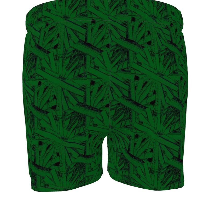 Ticking K Green Boxer Shorts