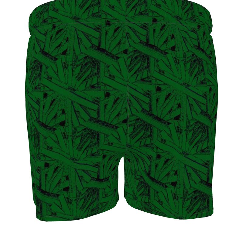 Ticking K Green Boxer Shorts