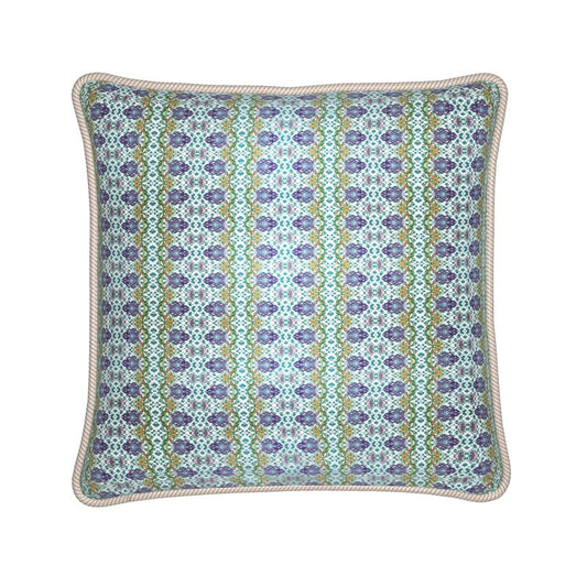 Seahorse Acqua Silk Cushion (size options)