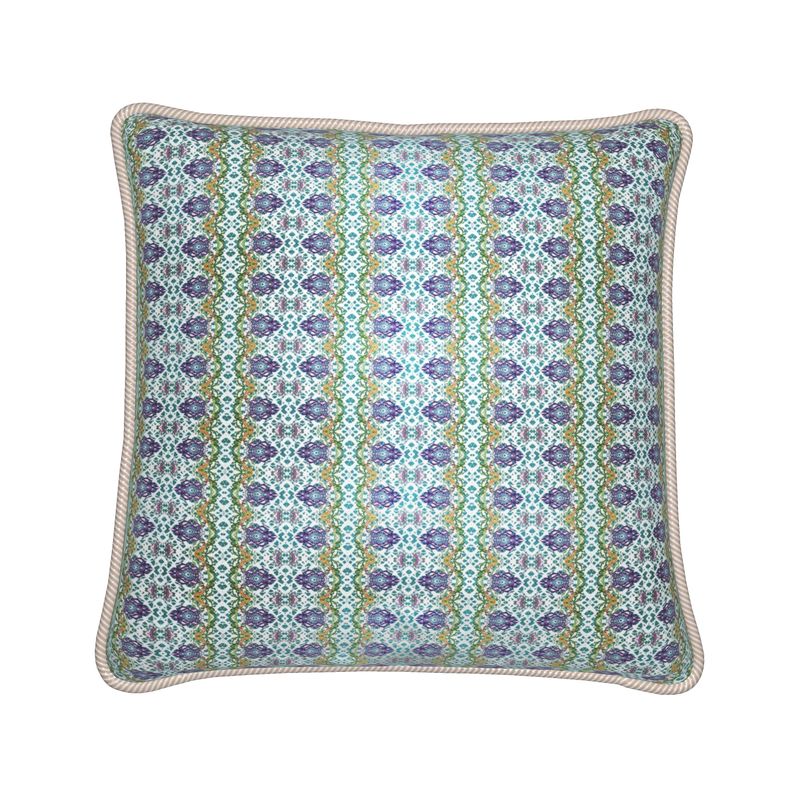 Seahorse Acqua Silk Cushion (size options)