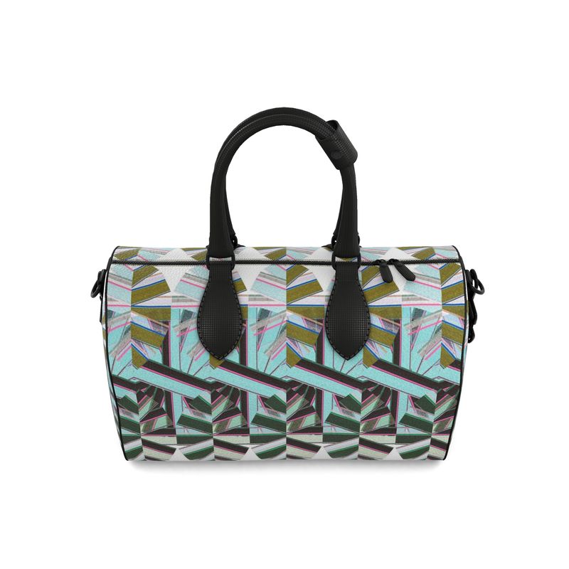 PALM Ticking Leather Duffle