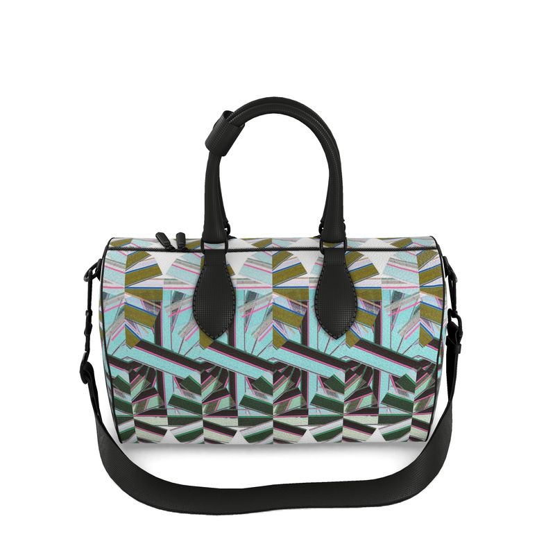 PALM Ticking Leather Duffle