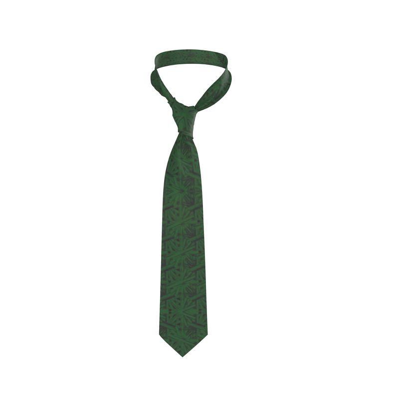 Ticking K Handmade Silk Tie