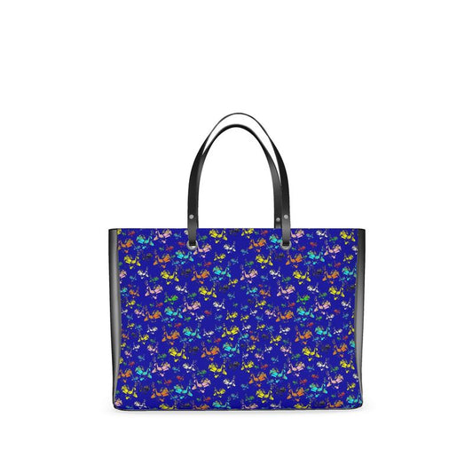 Cobalt Scotch Leather Shopping Bag