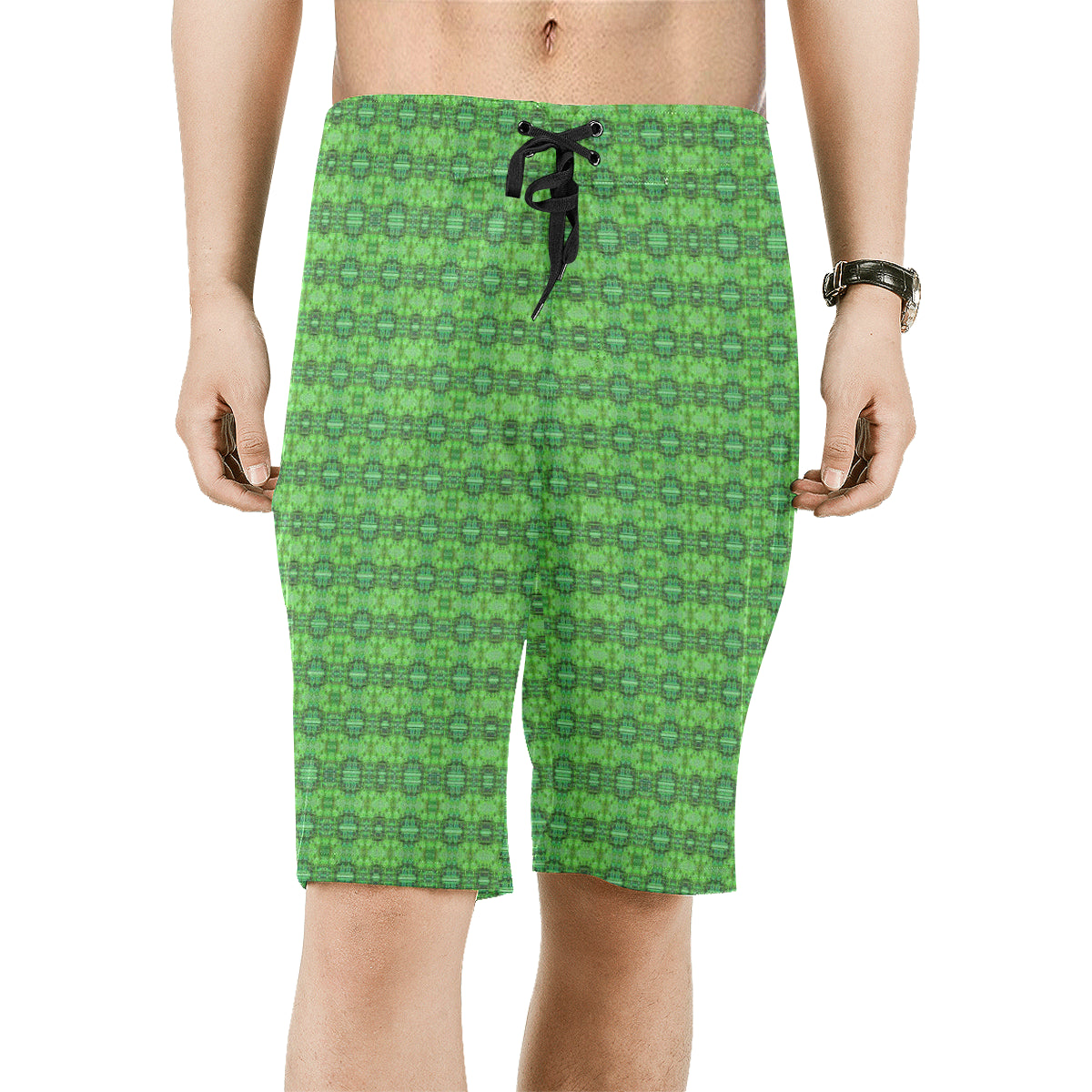 Plaide BOGEY Men's All Over Print Board Shorts (Model L16)
