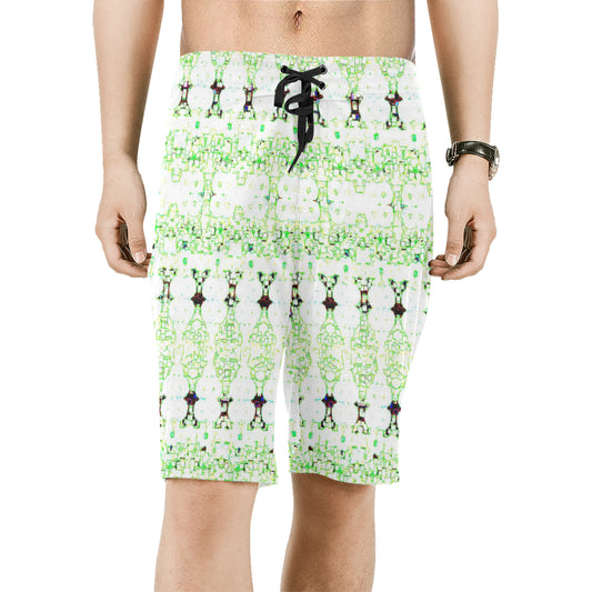 Dallier Portico Men's All Over Print Board Shorts (Model L16)